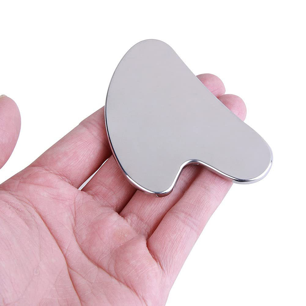 IBG stainless steel Gua Sha massage tool for facial and body skincare in beauty and personal care.