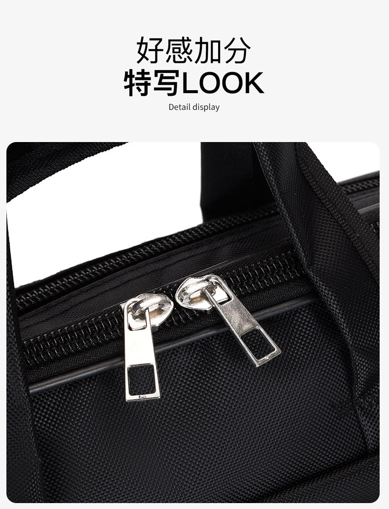 Men's IBG lightweight laptop briefcase with multiple compartments, designed for business travel and professional use.