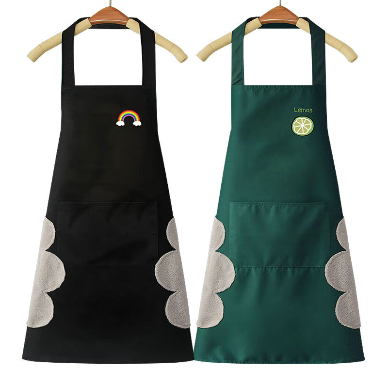 IBG waterproof kitchen apron for cooking and cleaning, with adjustable straps and stain-resistant fabric, ideal for kitchen tasks.