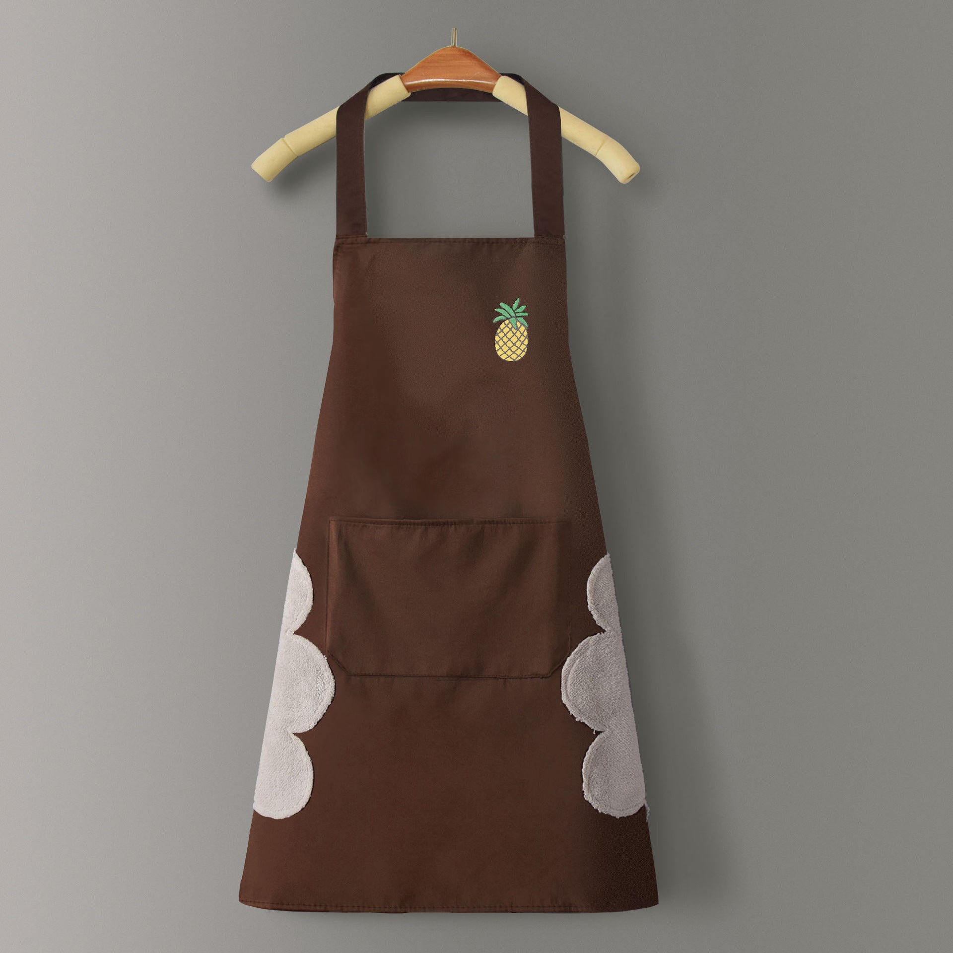 IBG waterproof kitchen apron for cooking and cleaning, durable fabric with adjustable straps, ideal for kitchen and dining tasks.