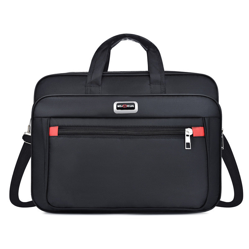 IBG men's lightweight laptop briefcase with handles and shoulder strap, suitable for business travel and professional use