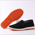 IBG breathable canvas slip-on shoes with non-slip soles, casual flats designed for comfort and everyday wear.