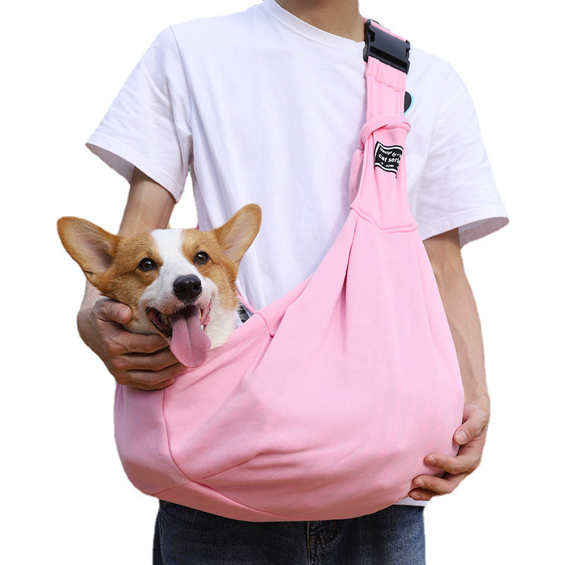 IBG foldable pet carrier backpack for cats and small dogs, lightweight travel bag with mesh sides for ventilation and comfort.