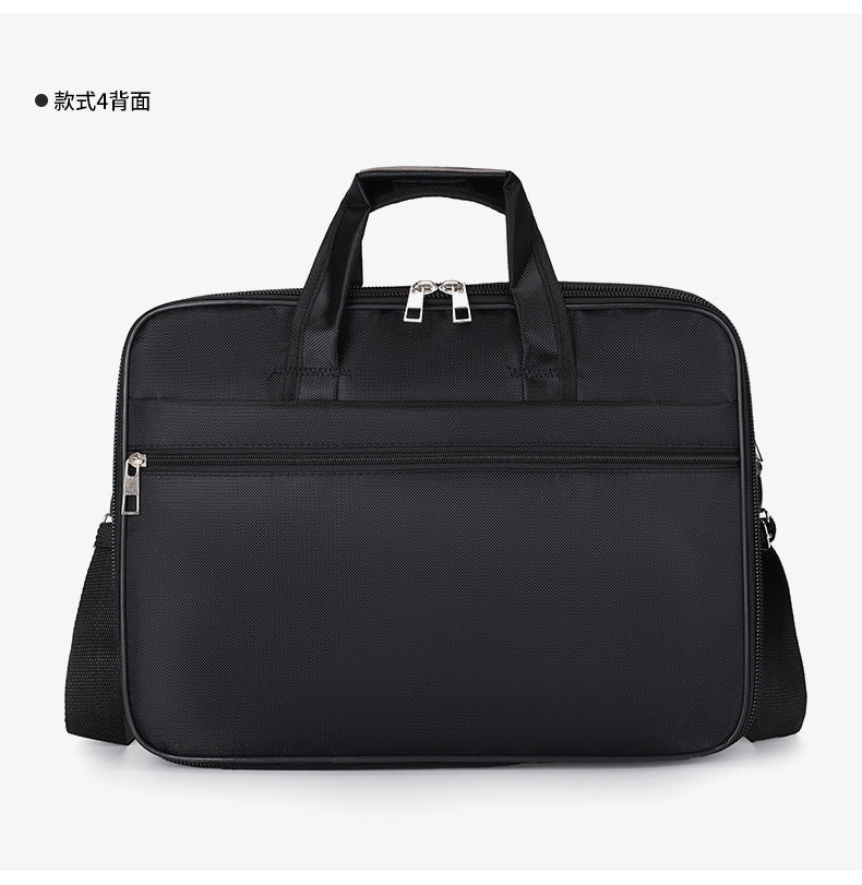 Men's lightweight IBG laptop briefcase with multiple compartments, suitable for business travel and professional use.