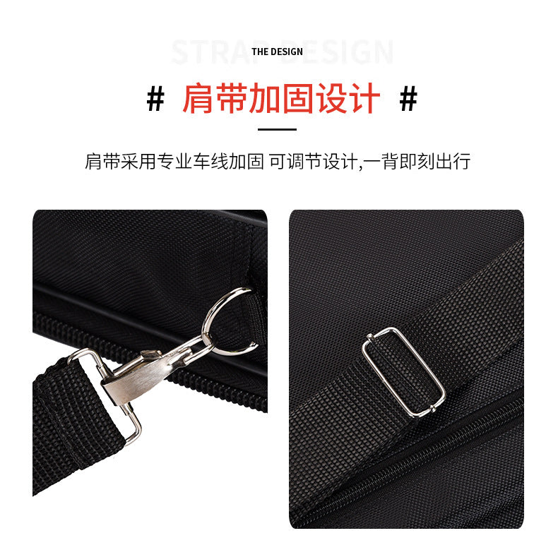 Men's lightweight IBG laptop briefcase with padded compartments, suitable for business travel, made of durable material.