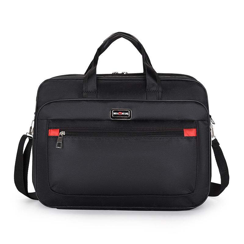 IBG men's lightweight laptop briefcase with multiple compartments, designed for business travel and professional use.