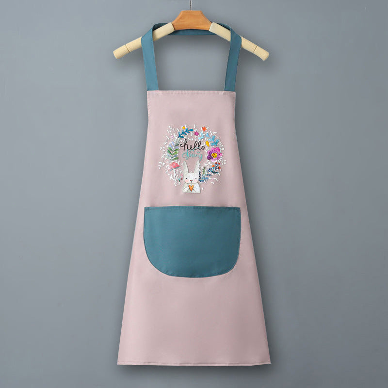 IBG waterproof kitchen apron for cooking and cleaning, with adjustable straps and durable fabric, ideal for kitchen and dining tasks.