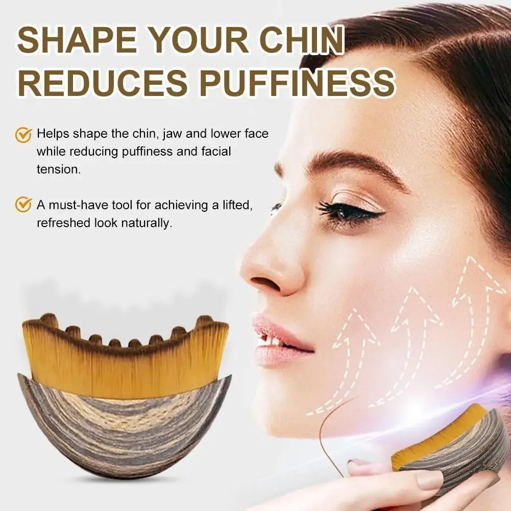IBG facial contour massage brush, a beauty and personal care tool for facial massage and skin toning.