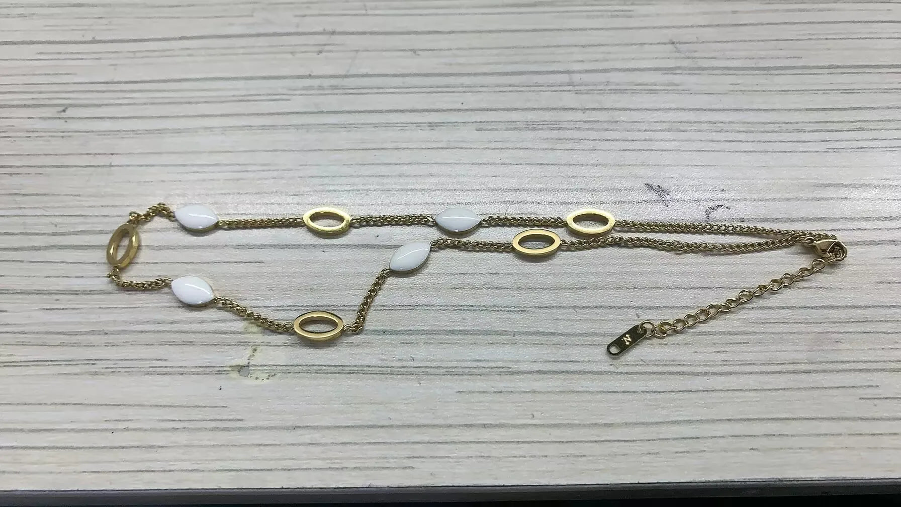 Stainless steel ball chain necklace by IBG featuring a minimal design, perfect for everyday jewelry wear.