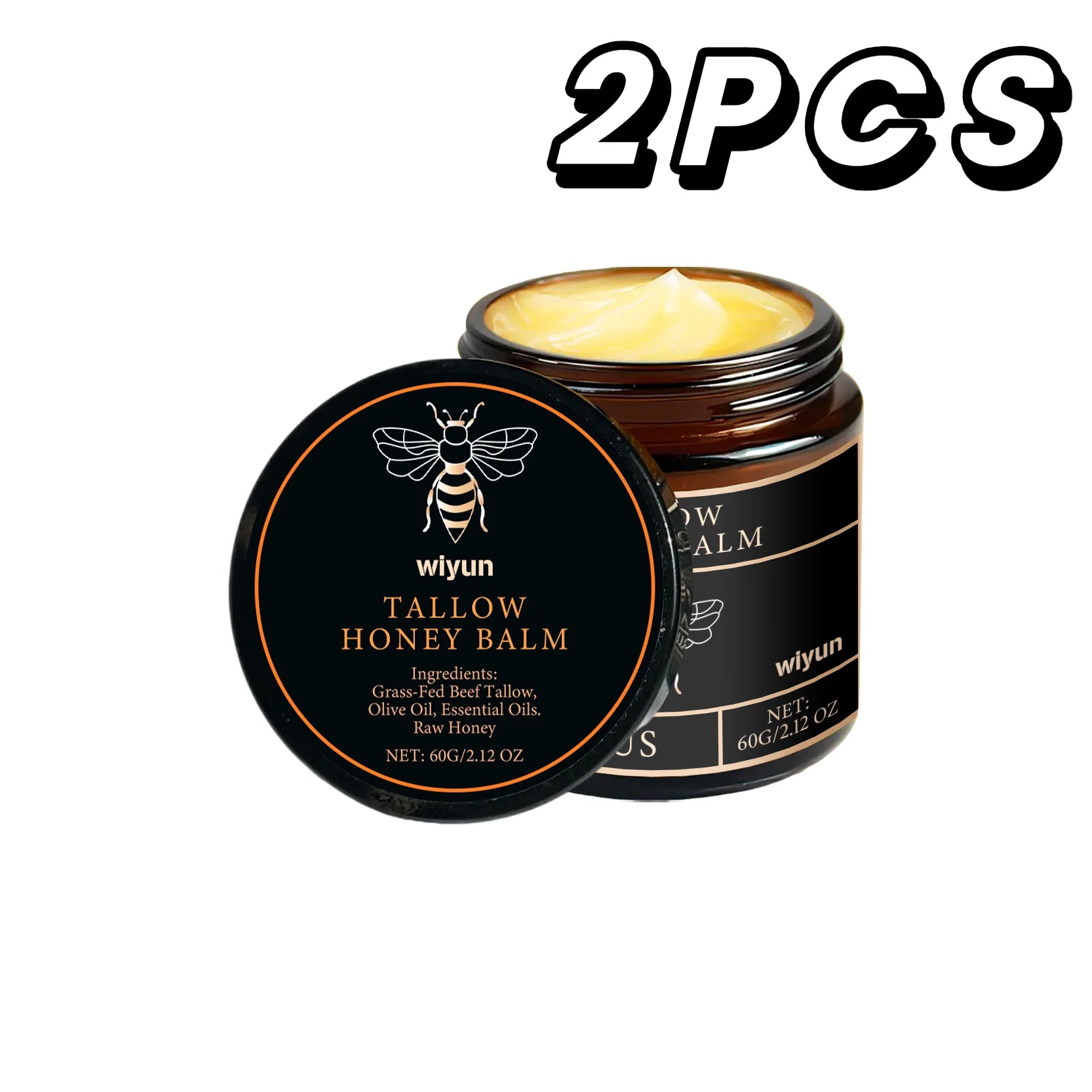 IBG Tallow Honey Moisturizer for face and body, hydrating cream with natural ingredients, smooth and nourishing skin.