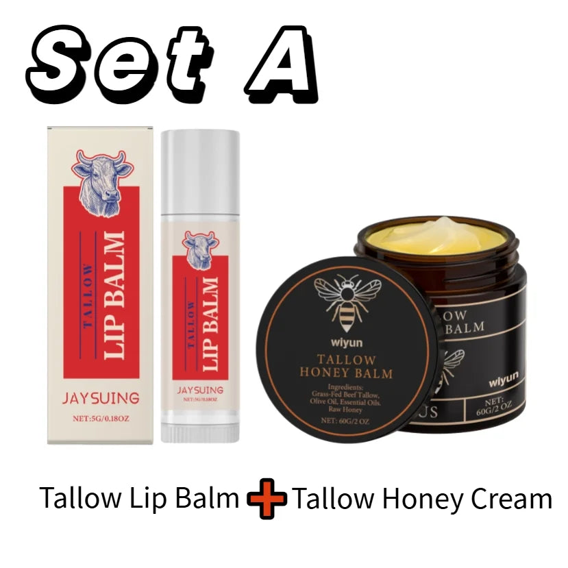 IBG Tallow Honey Moisturizer for face and body, hydrating cream with natural ingredients, smooth and nourishing skin.